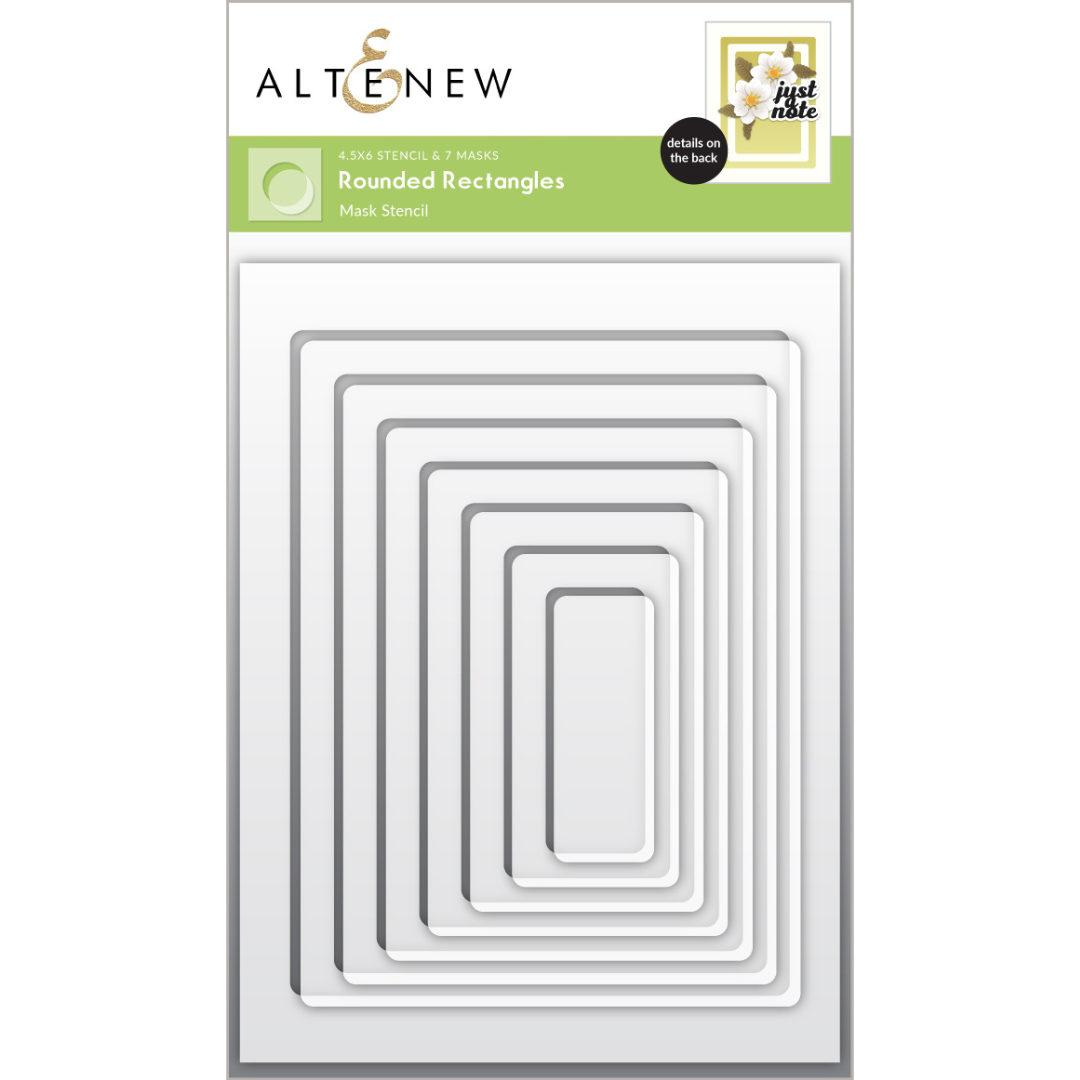 Altenew - Rounded Rectangles Masks Stencil