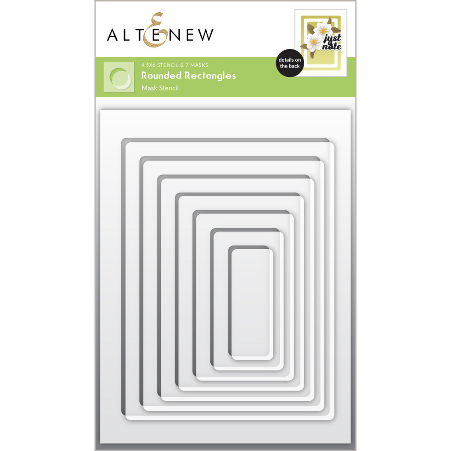 Altenew - Rounded Rectangles Masks Stencil