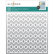 Altenew - Heritage Chevron Weaves Stencil