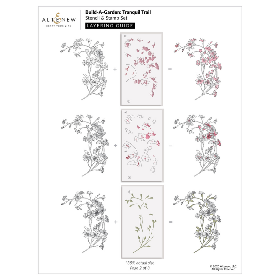 Altenew - Build-A-Garden: Tranquil Trail & Add-on Die Bundle