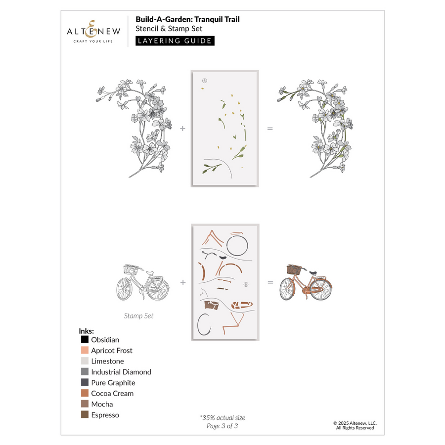 Altenew - Build-A-Garden: Tranquil Trail & Add-on Die Bundle
