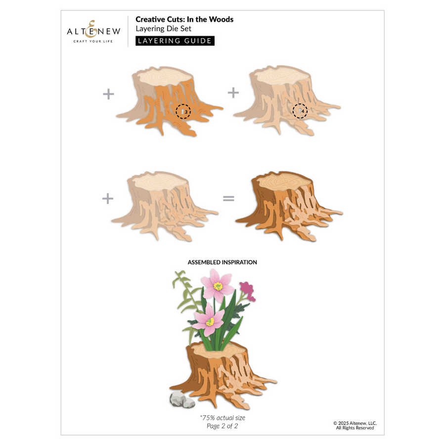 Altenew - Creative Cuts: In the Woods Layering Die Set