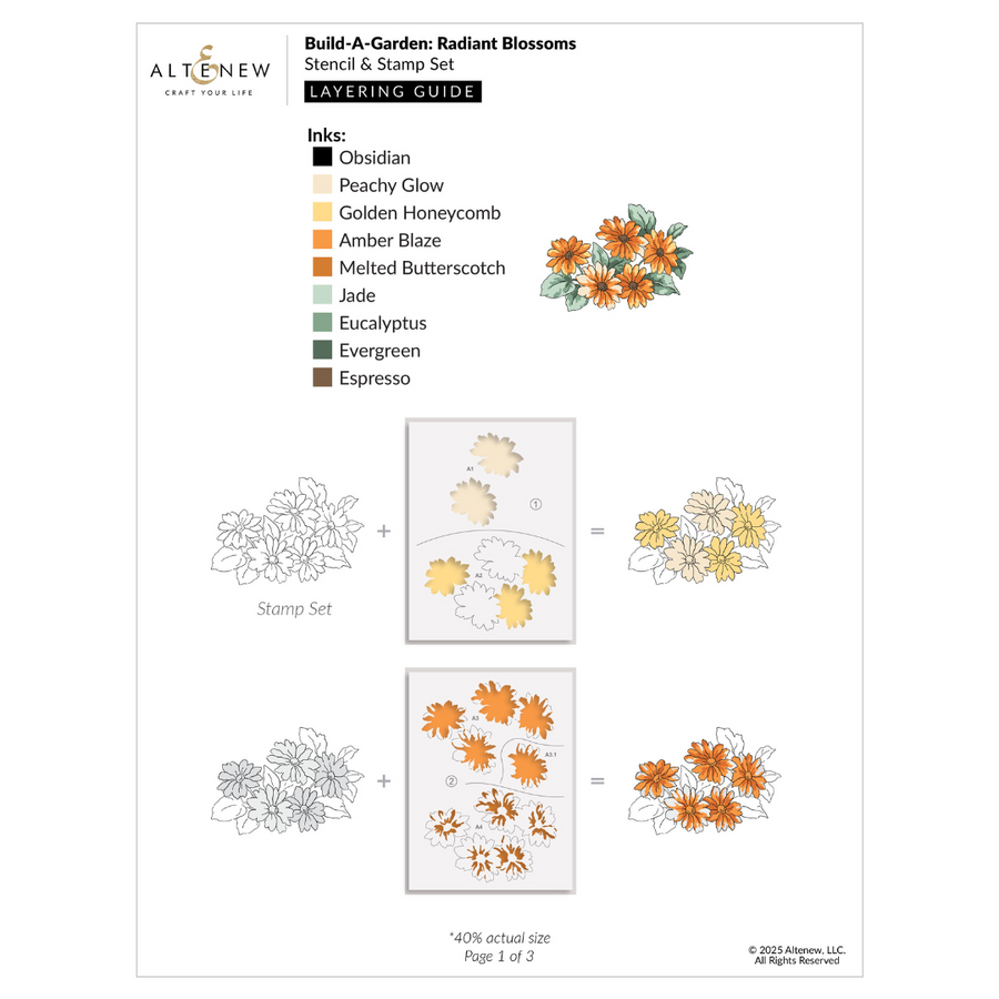 Altenew - Build-A-Garden: Radiant Blossoms