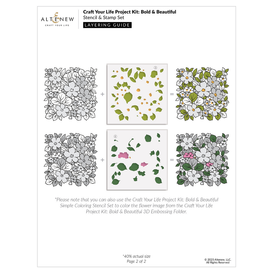 Altenew - Craft Your Life Project Kit: Bold & Beautiful
