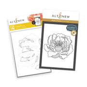 Altenew - Magical Peony Press Plate & Stencil Bundle
