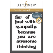 Altenew - Versatile Greetings 3 Press Plates (Comfort Edition)