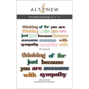 Altenew - Versatile Greetings 3 Die Set (Comfort Edition)