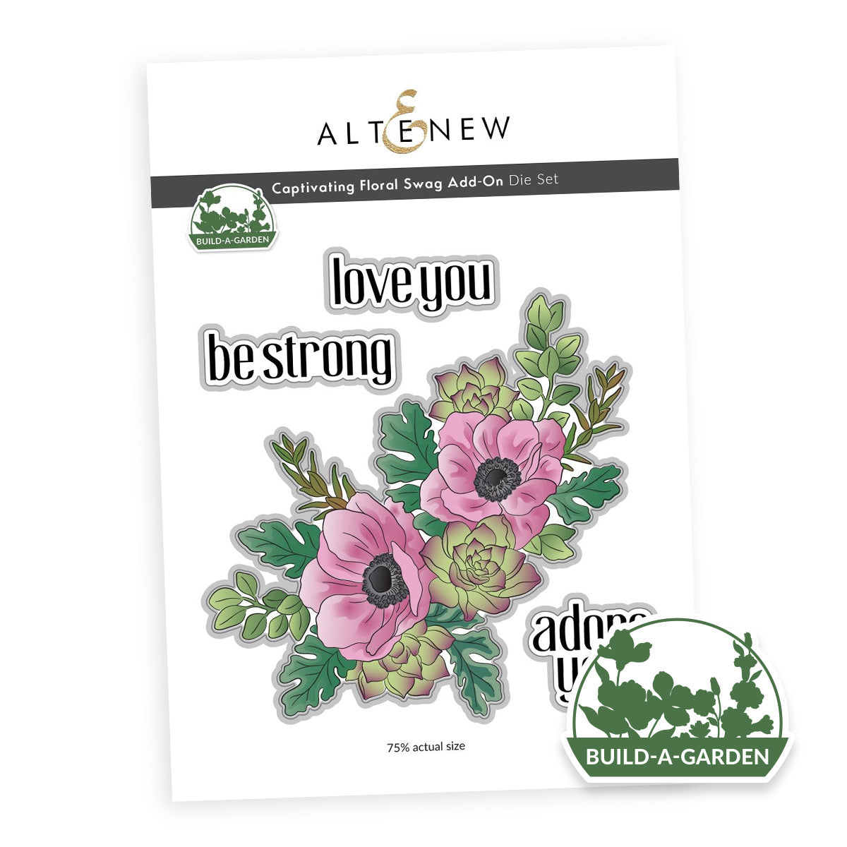 Altenew - Build-A-Garden: Captivating Floral Swag Add-on Die Set
