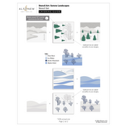 Altenew - Stencil Art: Serene Landscapes Layering Stencil Set (6 in 1)