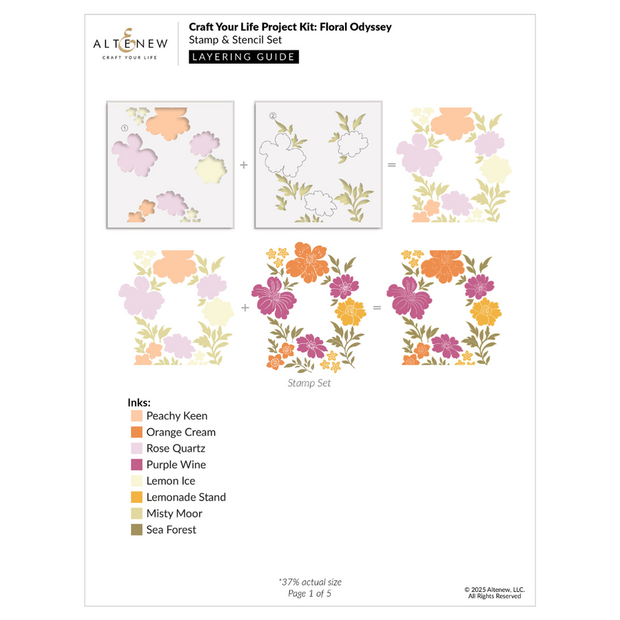 Altenew - Craft Your Life Project Kit: Floral Odyssey