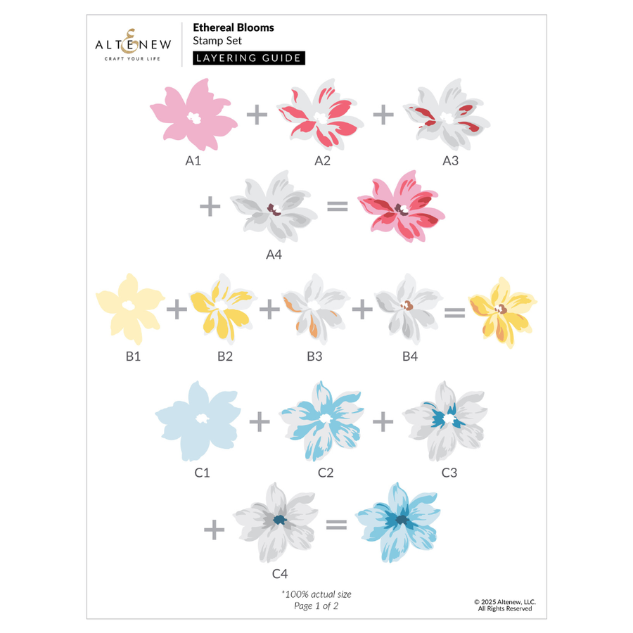 Altenew - Ethereal Blooms Stamp Set
