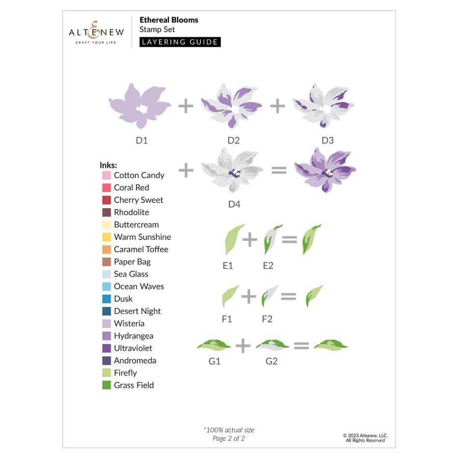 Altenew - Ethereal Blooms Stamp Set