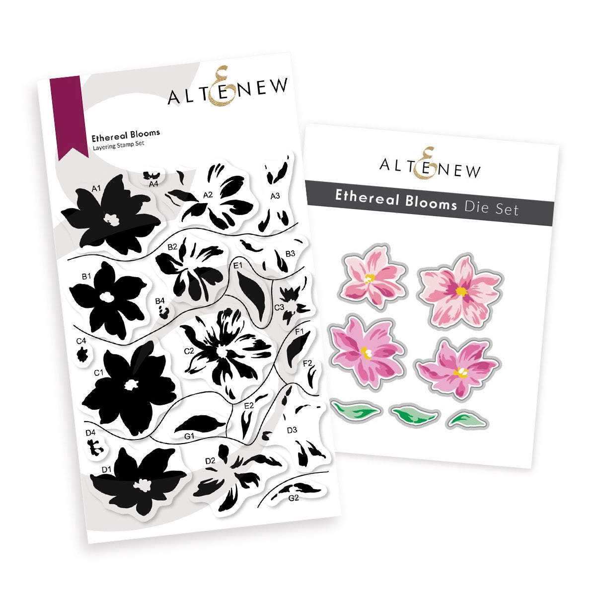 Altenew - Ethereal Blooms Stamp & Die Set