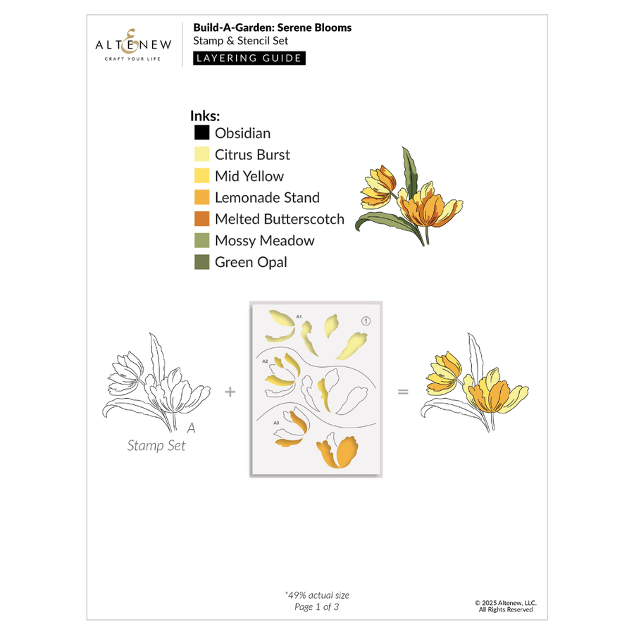 Altenew - Build-A-Garden: Serene Blooms