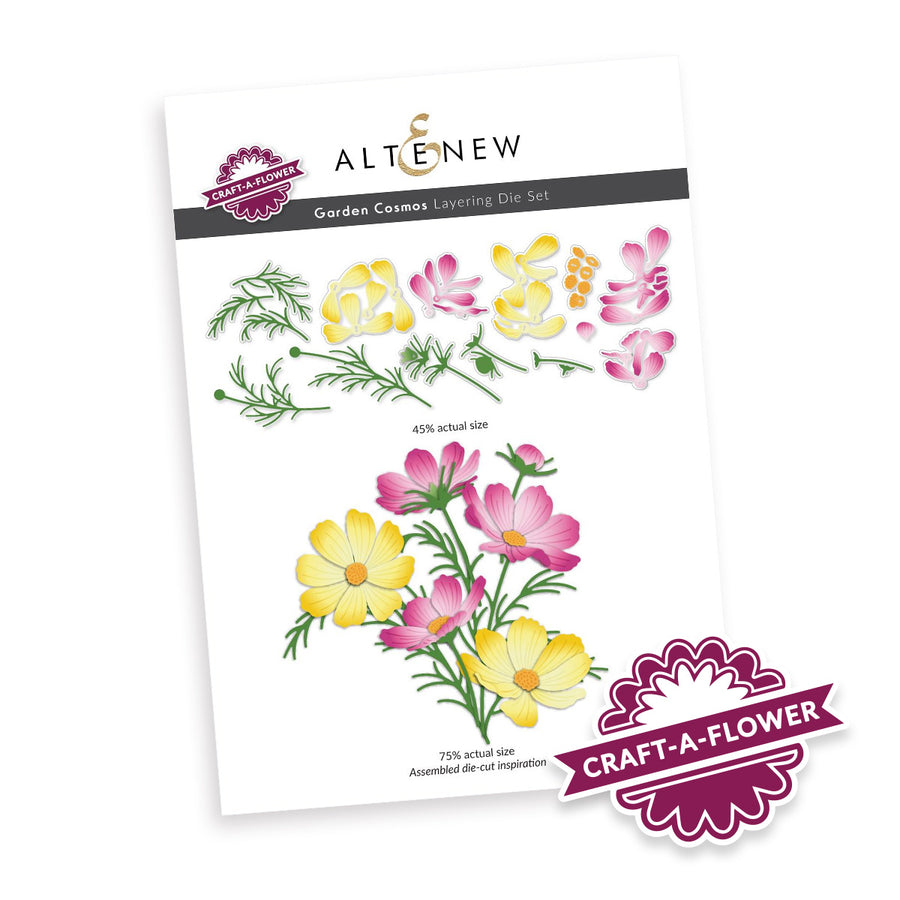 Altenew - Craft-A-Flower: Garden Cosmos Layering Die Set