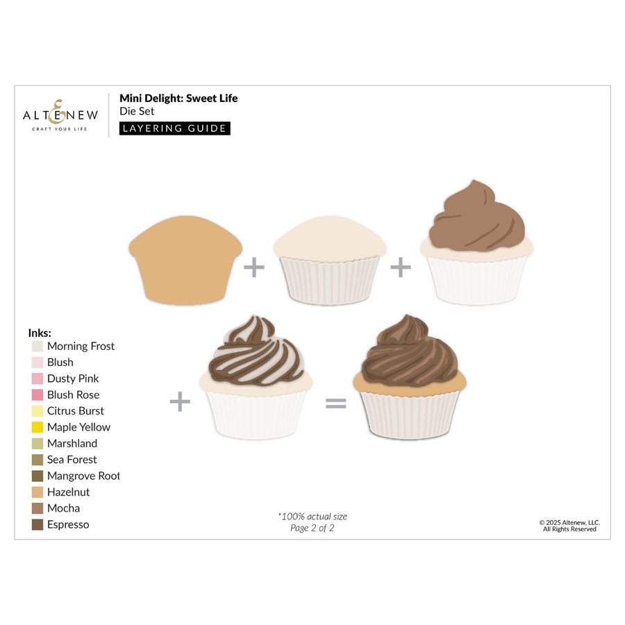 Altenew - Mini Delight: Sweet Life Stamp & Die Set