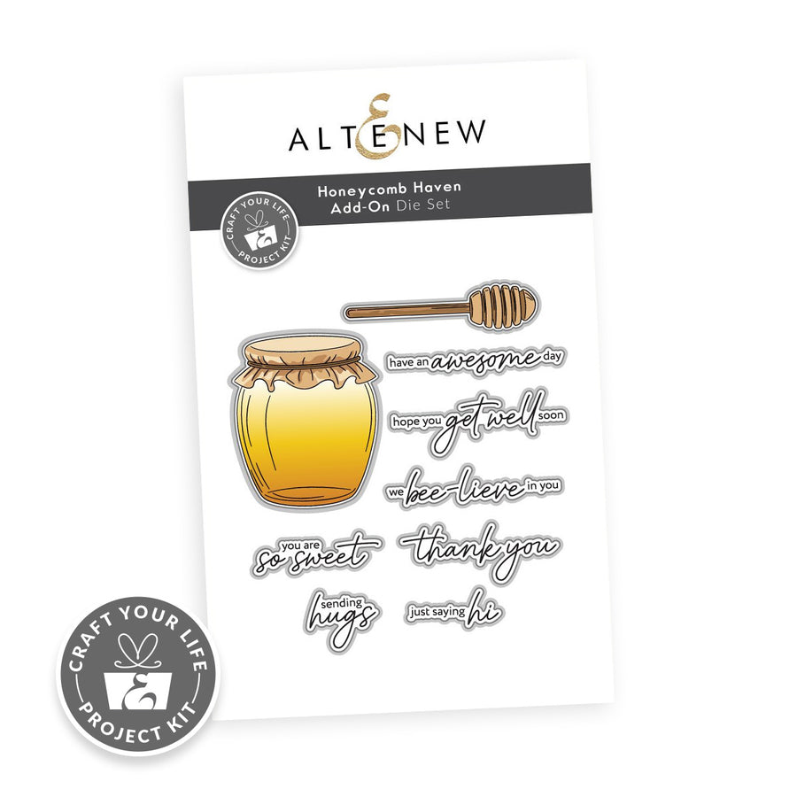 Altenew - Craft Your Life Project Kit: Honeycomb Haven Add-On Die Set