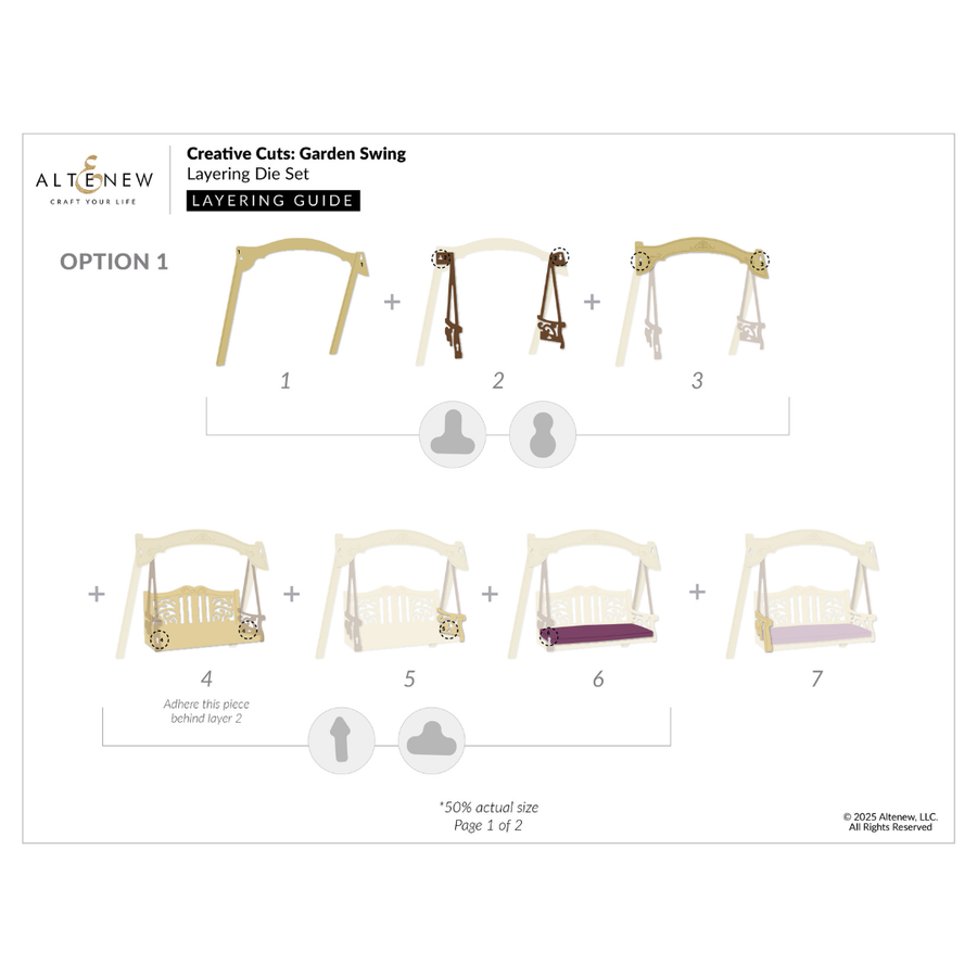 Altenew - Creative Cuts: Garden Swing Layering Die Set