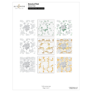 Altenew - Botanical Plaid Layering Stencil Set (6 in 1)
