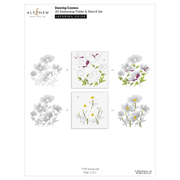 Altenew - Dancing Cosmos Simple Coloring Stencil Set (4 in 1)