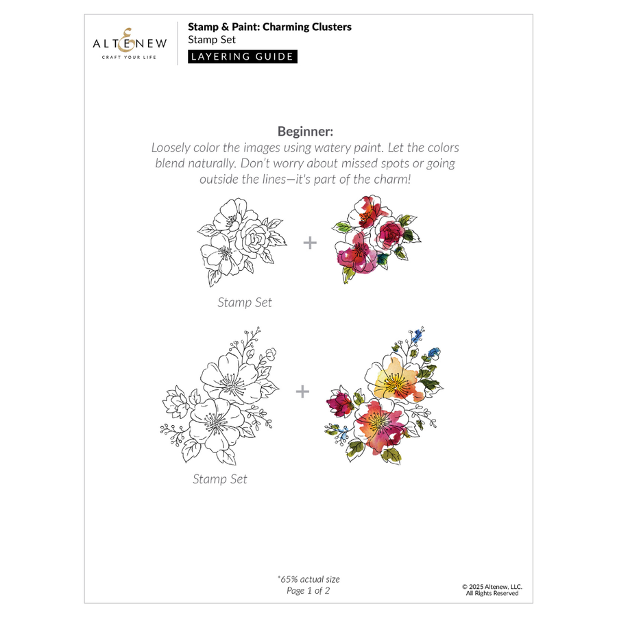 Altenew - Stamp & Paint: Charming Clusters
