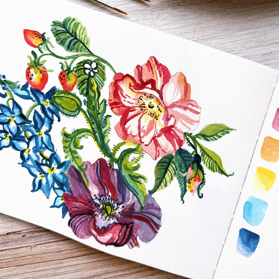 Altenew - Watercolor Compact - Bold Ember