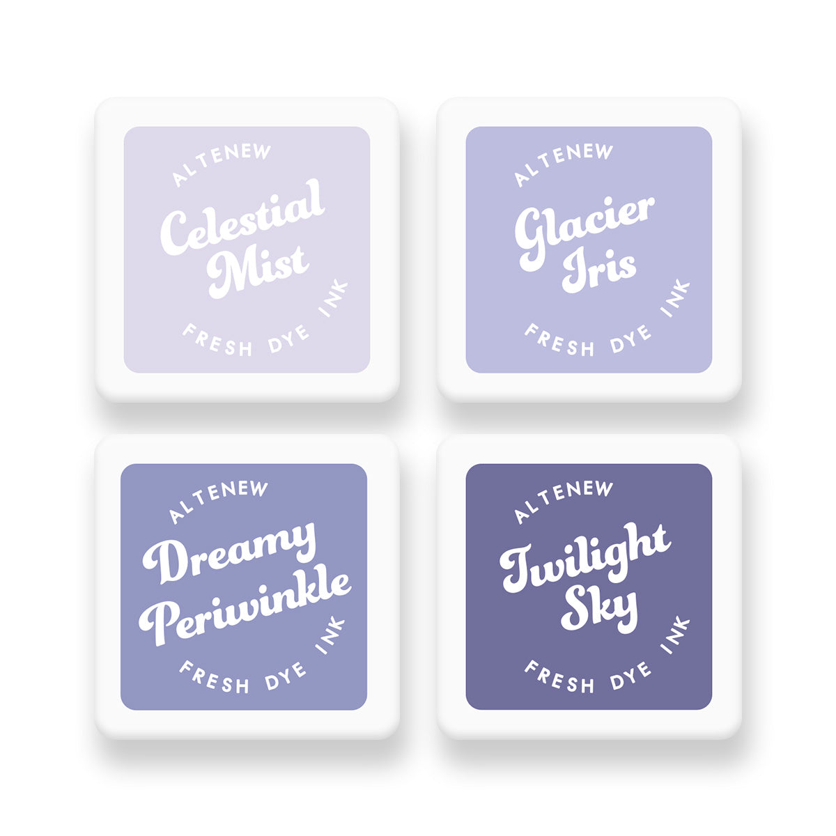 Altenew - Moonlit Twilight Fresh Dye Ink Mini Cube Set – 3 Wise Crafters