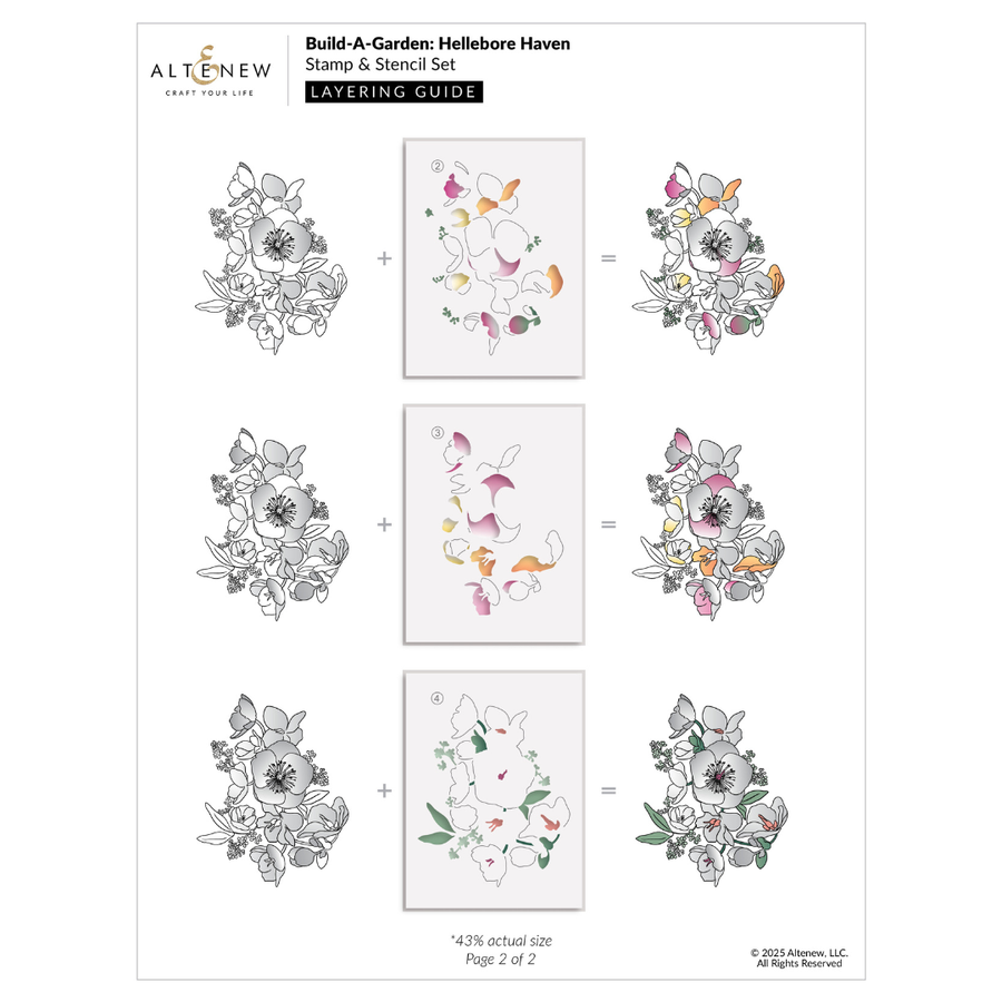 Altenew - Build-A-Garden: Hellebore Haven & Add-on Embossing Folder Bundle