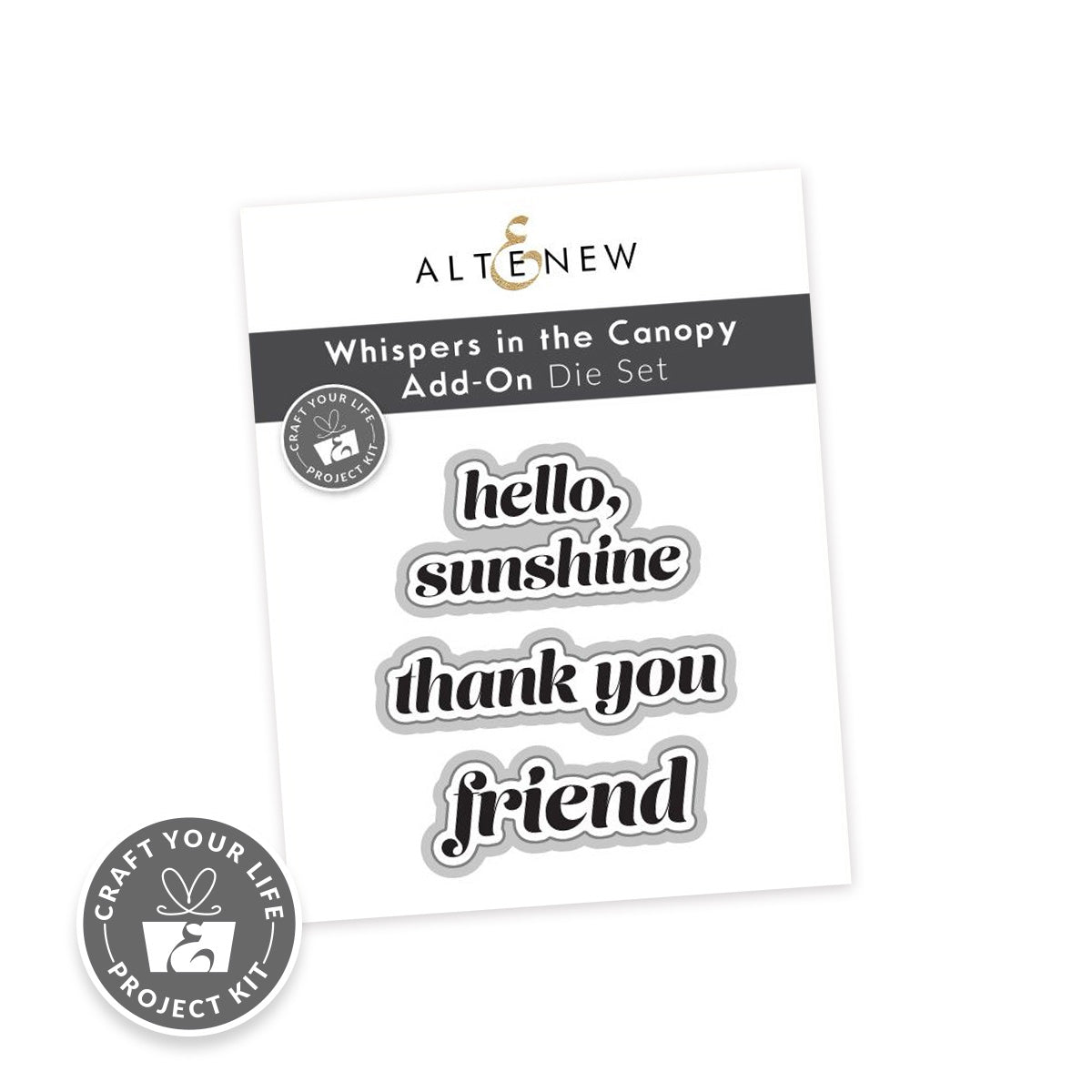 Altenew - Craft Your Life Project Kit: Whispers in the Canopy Add-On Die Set