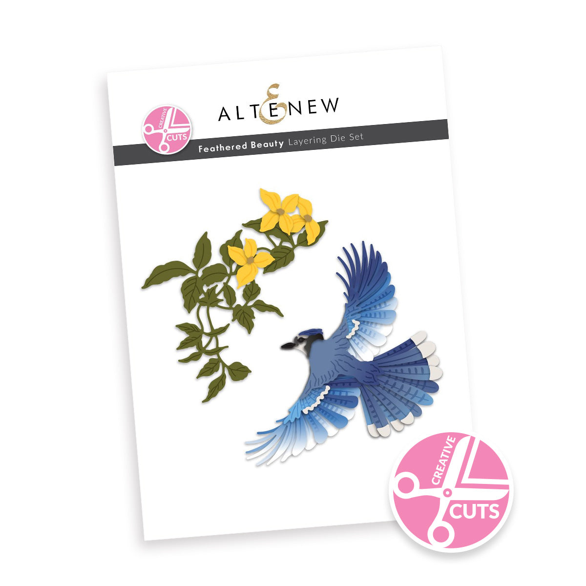 Altenew - Creative Cuts: Feathered Beauty Layering Die Set