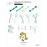 Altenew - Craft Your Life Project Kit: Stitched With Love & Add-On Die Bundle