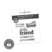 Altenew - Craft Your Life Project Kit: Stitched With Love Add-On Die Set