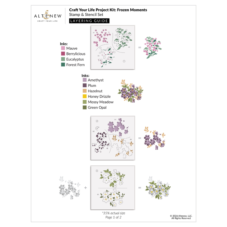 Altenew - Craft Your Life Project Kit: Frozen Moments