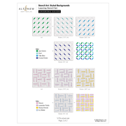 Altenew - Stencil Art: Styled Backgrounds Layering Stencil Set (6 in 1)