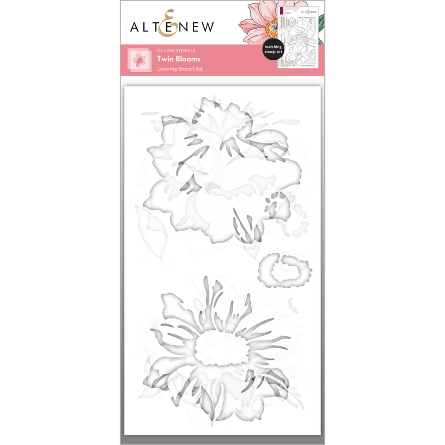 Altenew - Twin Blooms Layering Stencil Set (5 in 1)
