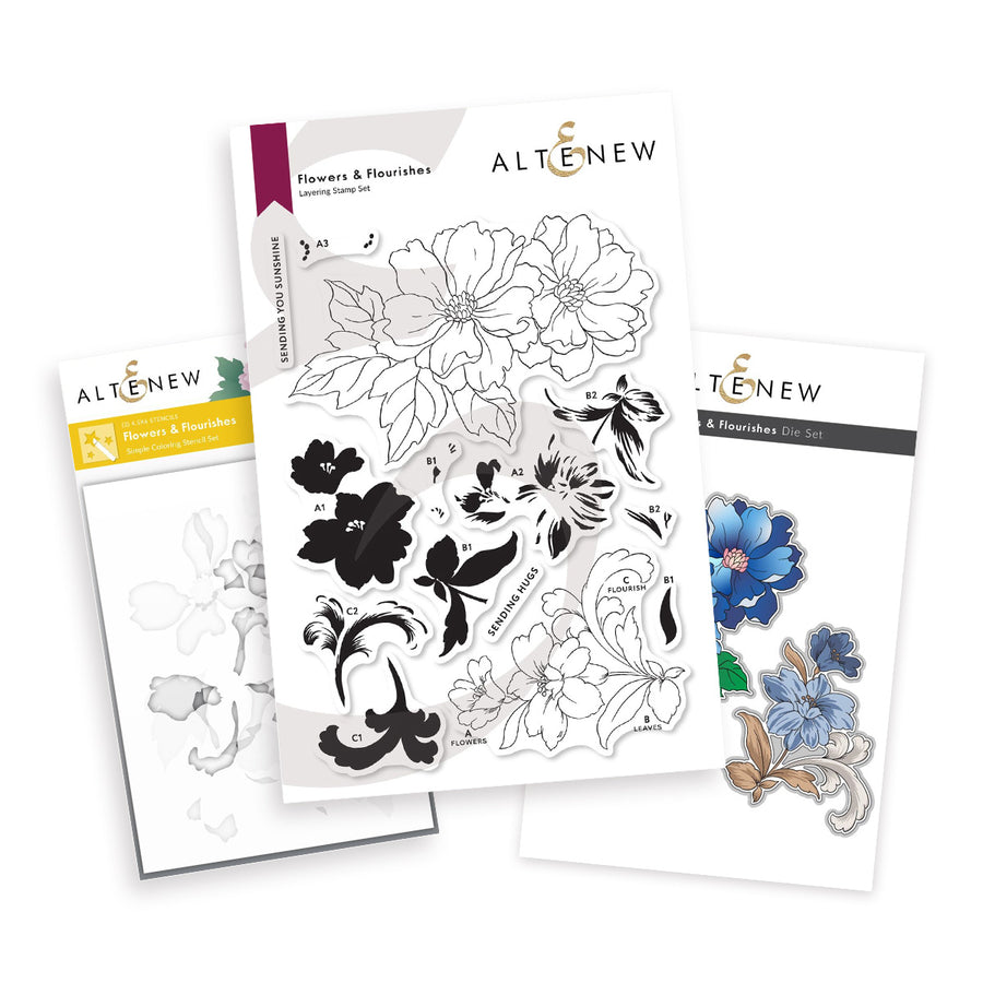 Altenew - Flowers & Flourishes