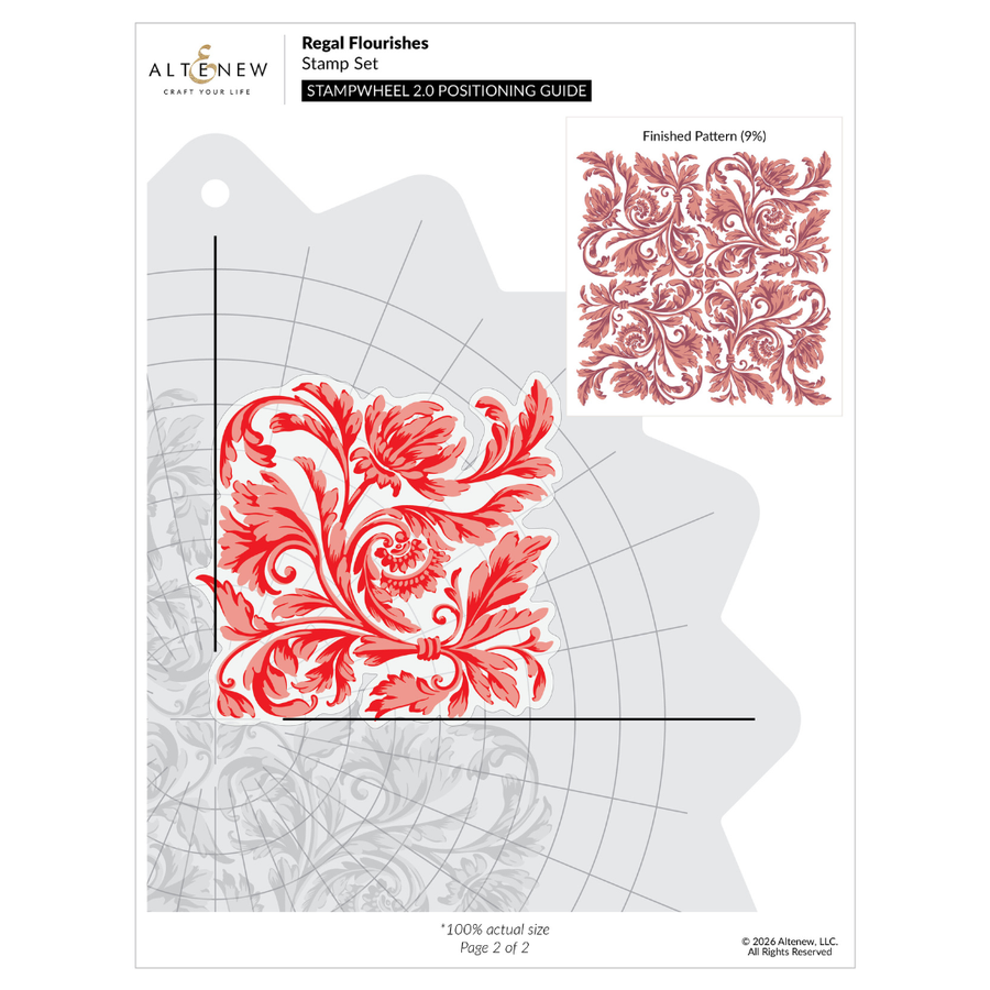 Altenew - Regal Flourishes Block Stamp Set