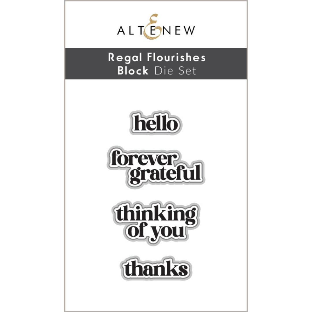 Altenew - Regal Flourishes Block Die Set
