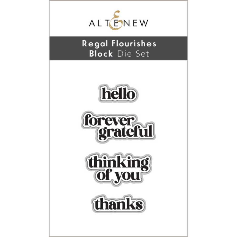 Altenew - Regal Flourishes Block Die Set