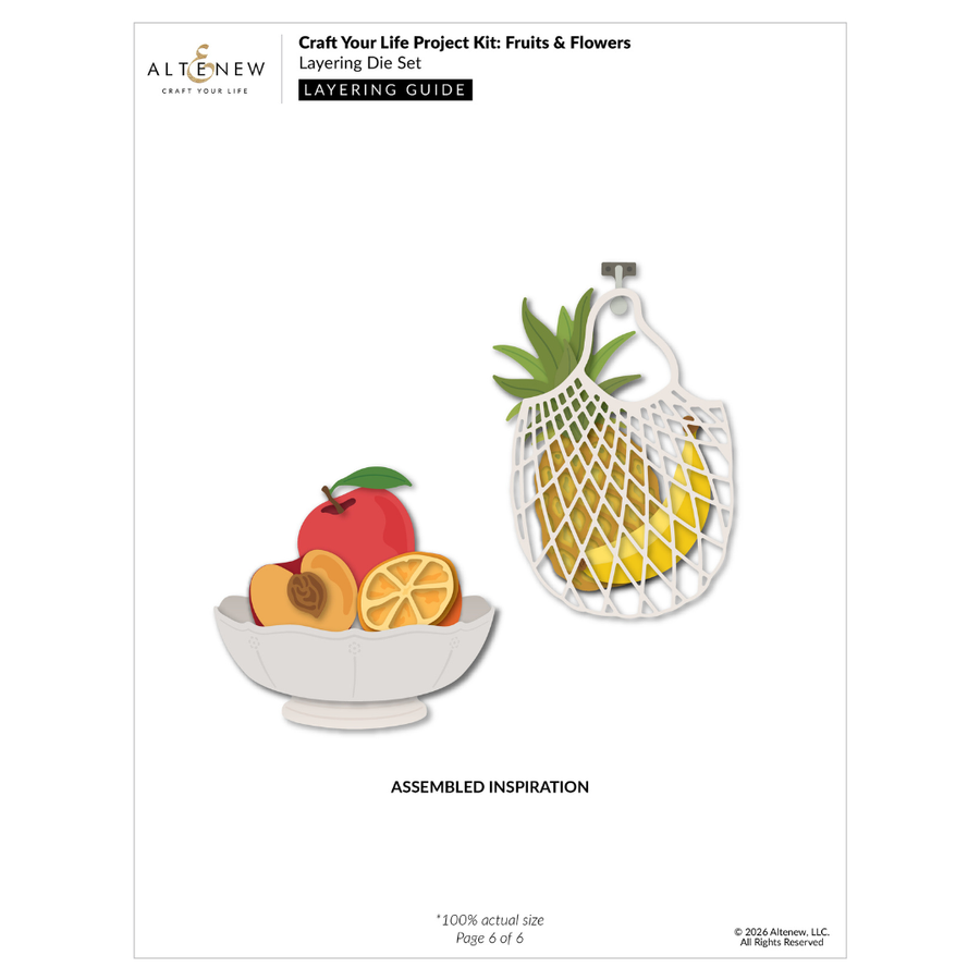 Altenew - Craft Your Life Project Kit: Fruits & Flowers & Add-On Die Bundle