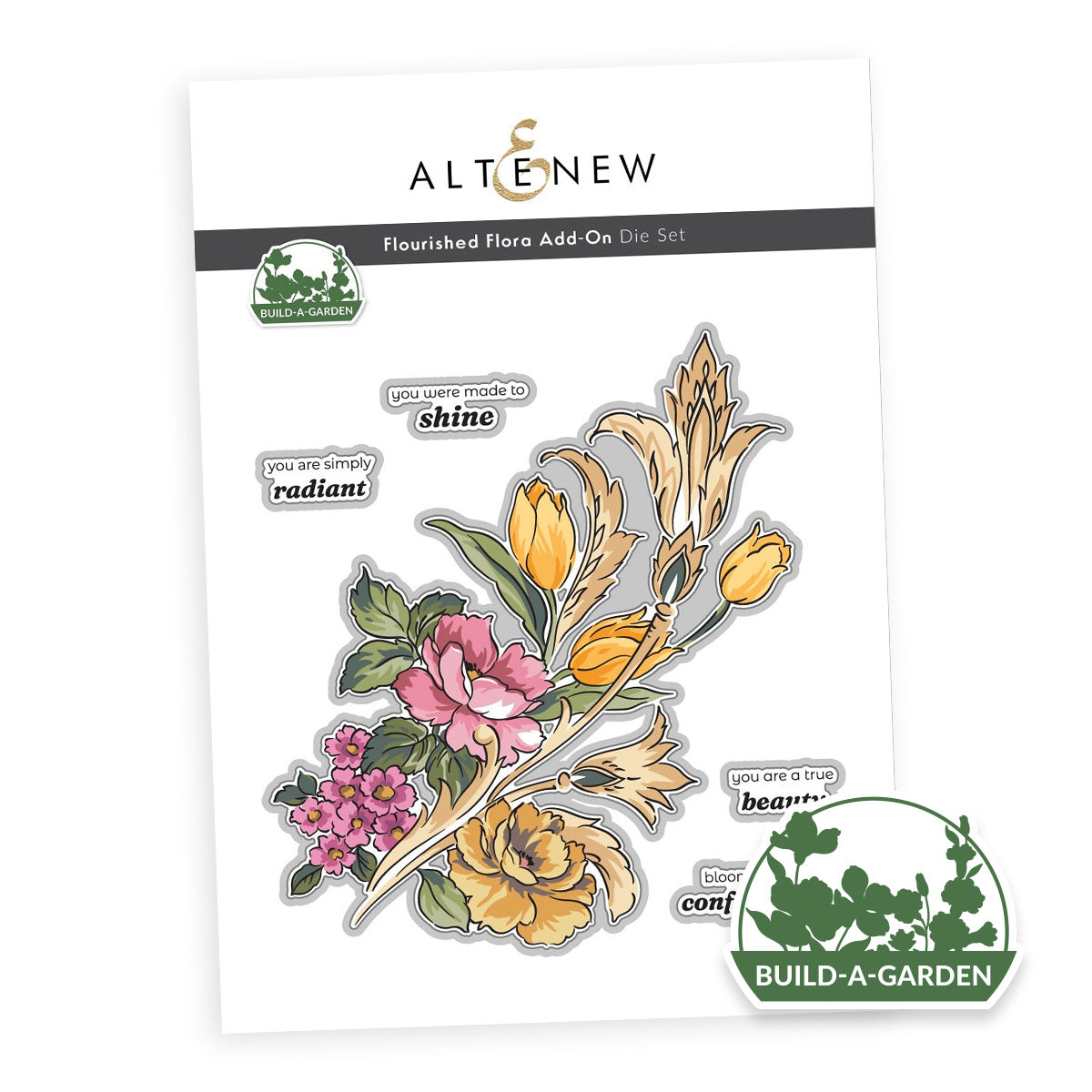 Altenew - Build-A-Garden: Flourished Flora Add-On Die Set