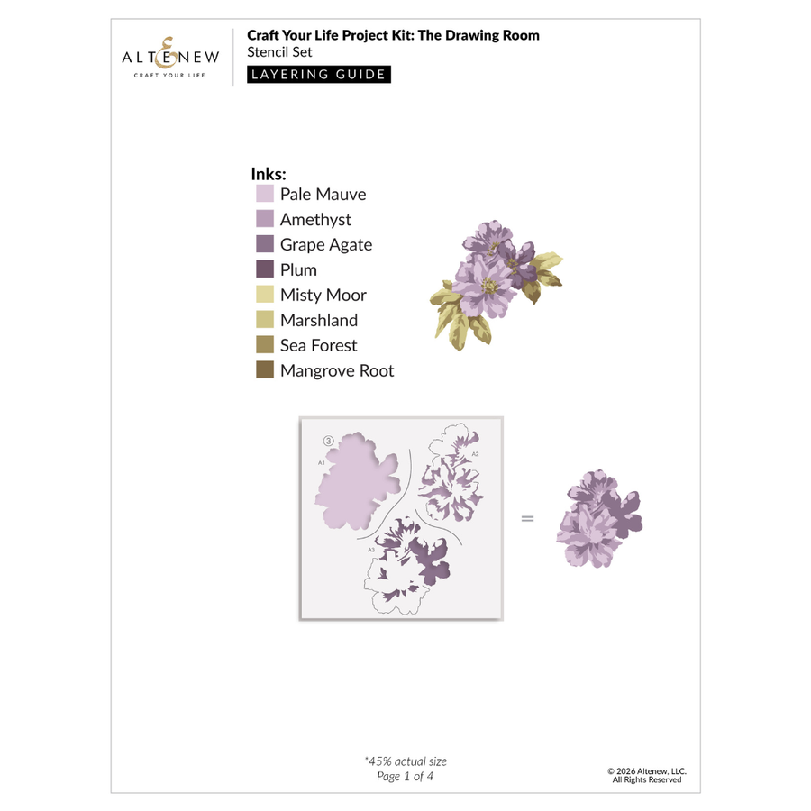 Altenew - Craft Your Life Project Kit: The Drawing Room
