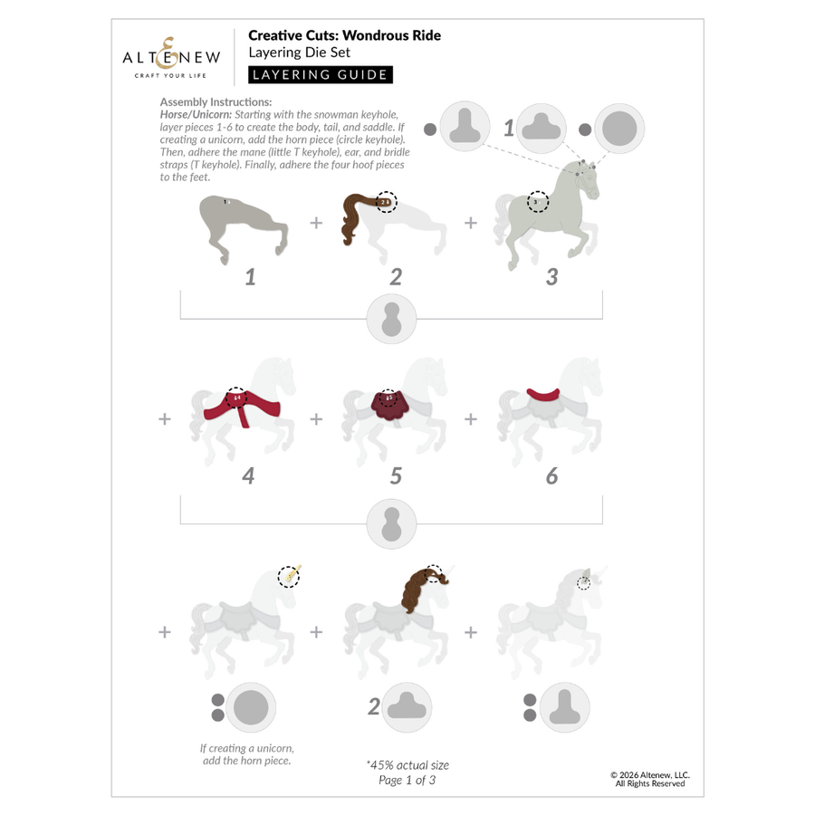 Altenew - Creative Cuts: Wondrous Ride Layering Die Set