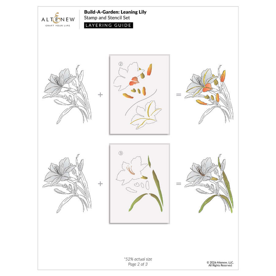 Altenew - Build-A-Garden: Leaning Lily