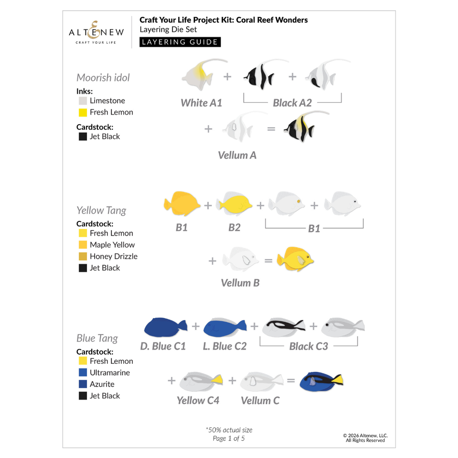 Altenew - Craft Your Life Project Kit: Coral Reef Wonders