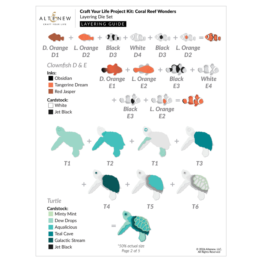 Altenew - Craft Your Life Project Kit: Coral Reef Wonders