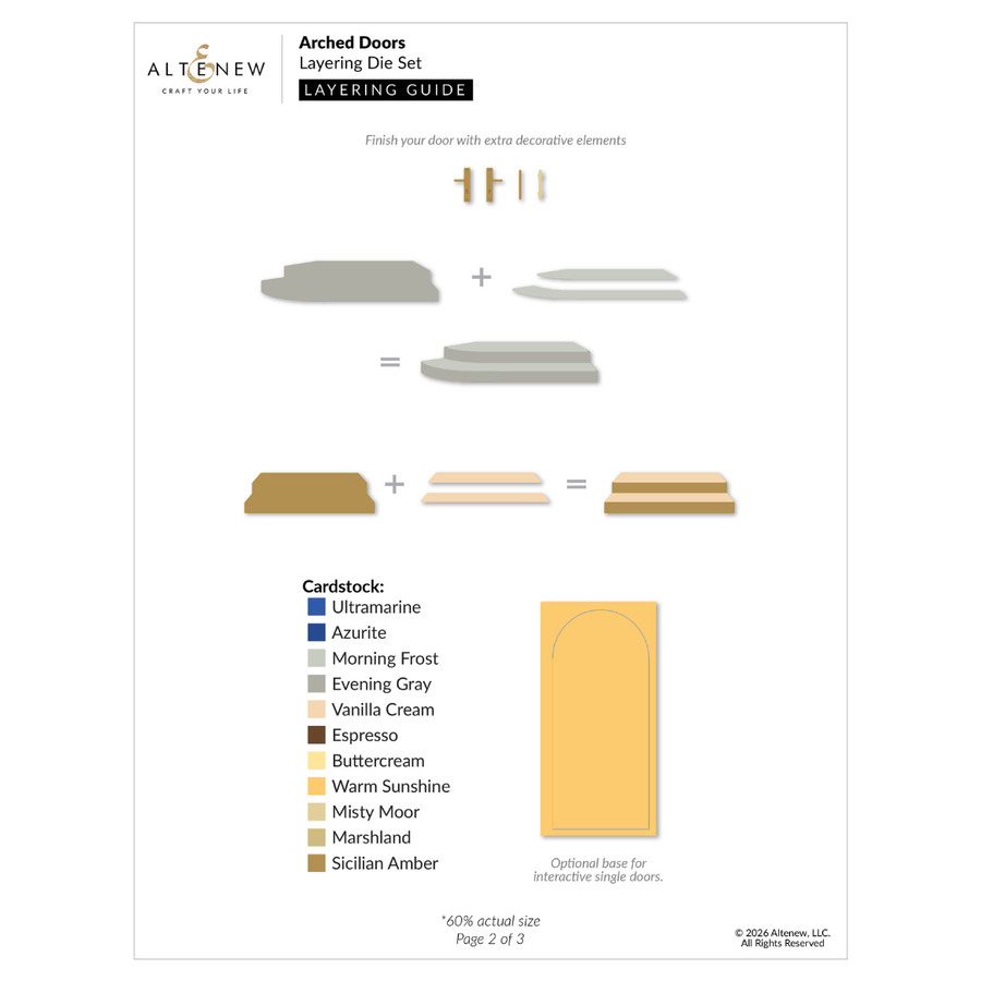 Altenew - Arched Doors Layering Die Set