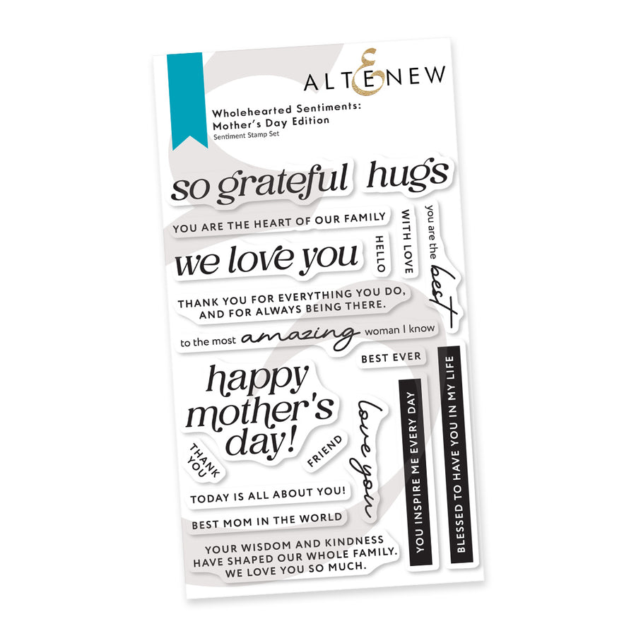 Altenew - Wholehearted Sentiments: Mother’s Day Edition Stamp Set