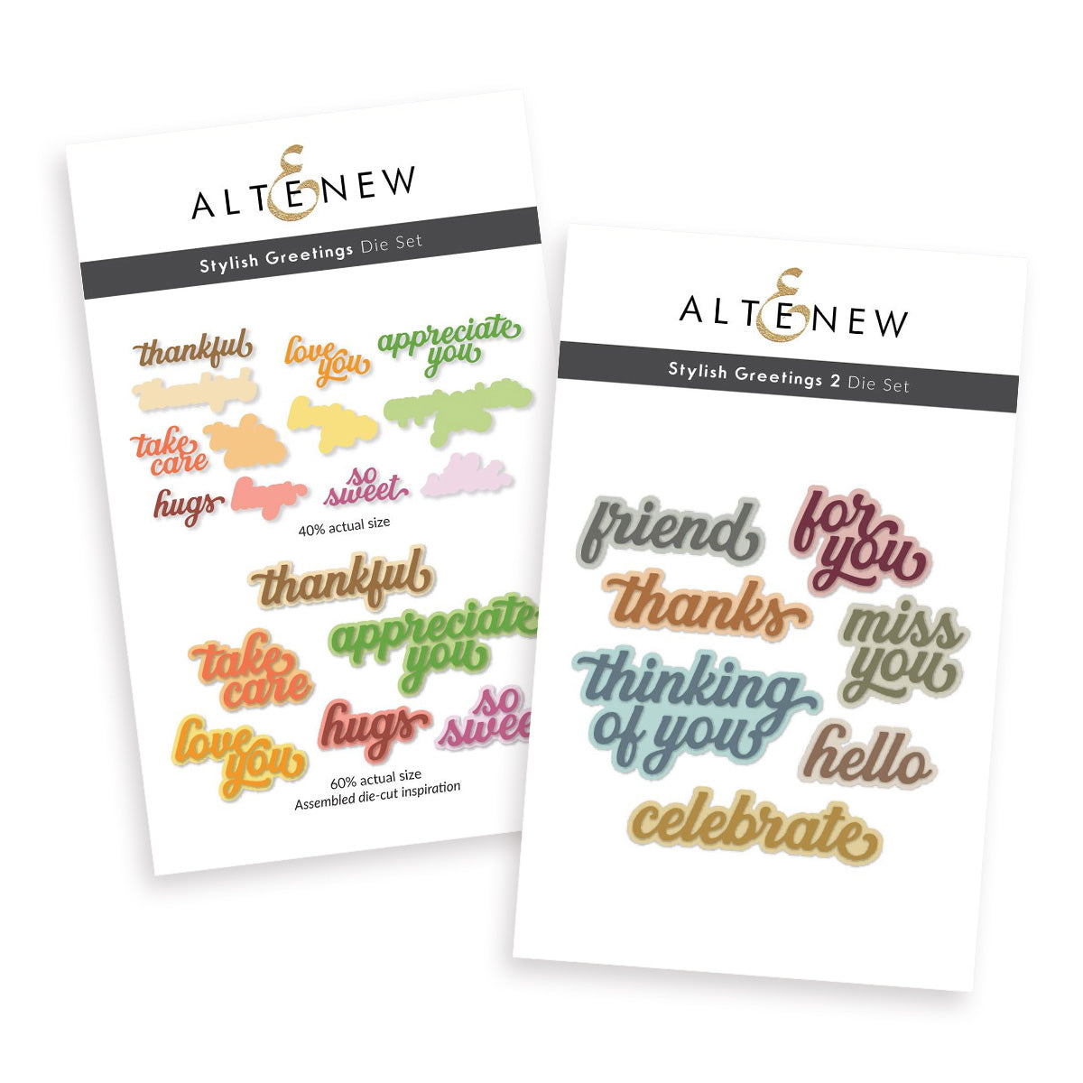 Altenew - Stylish Greetings Die Bundle
