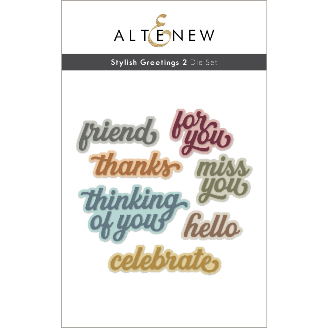 Altenew - Stylish Greetings 2 Die Set